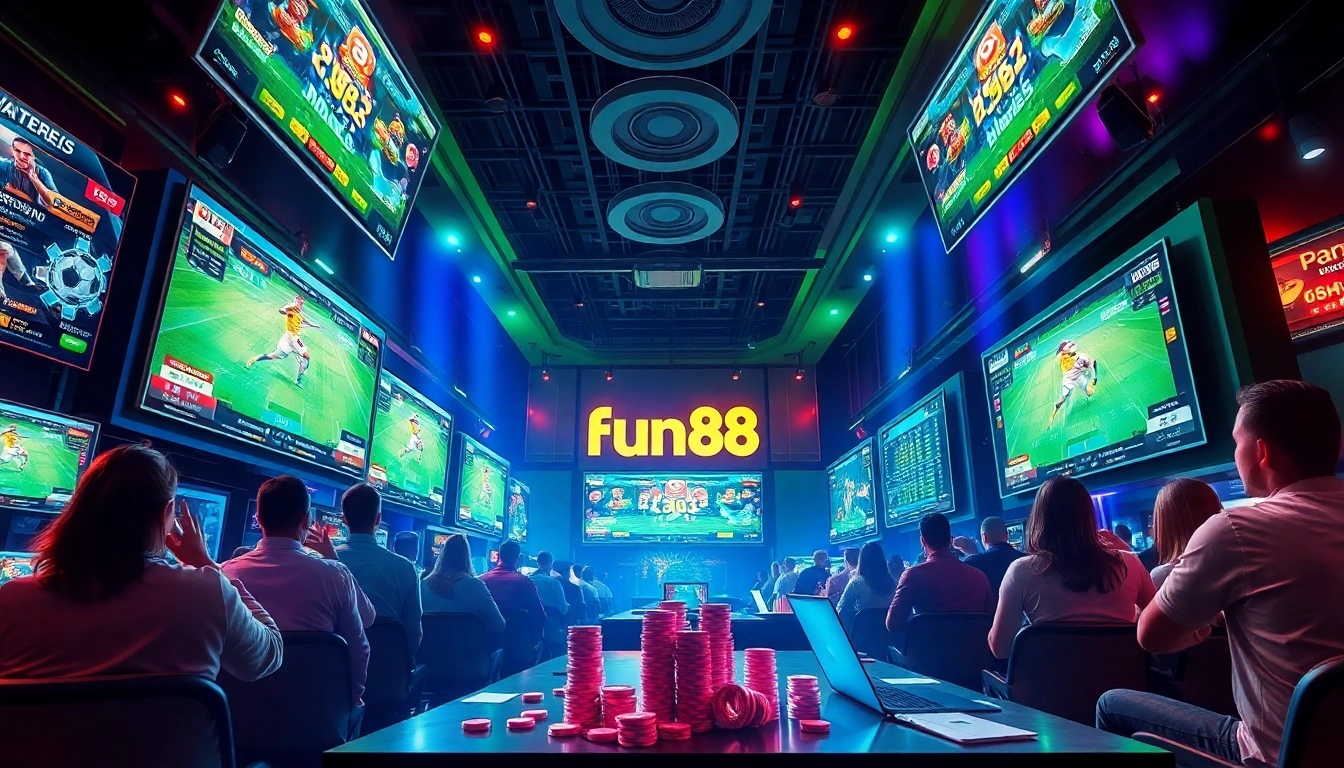 View of an engaging online betting scene at fun88 chính thức, where excitement meets opportunity.