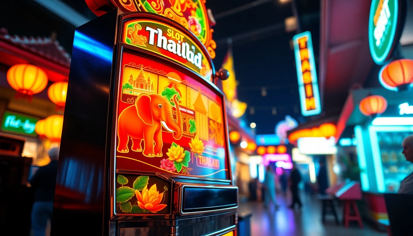 Discover an exciting slot thailand experience featuring iconic Thai symbols and vibrant designs.